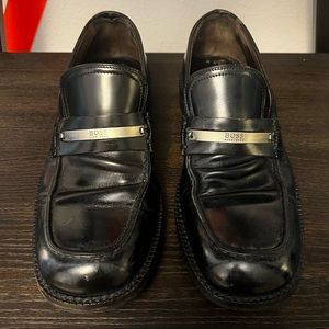 Vintage HUGO BOSS Square Toe Y2K Loafers